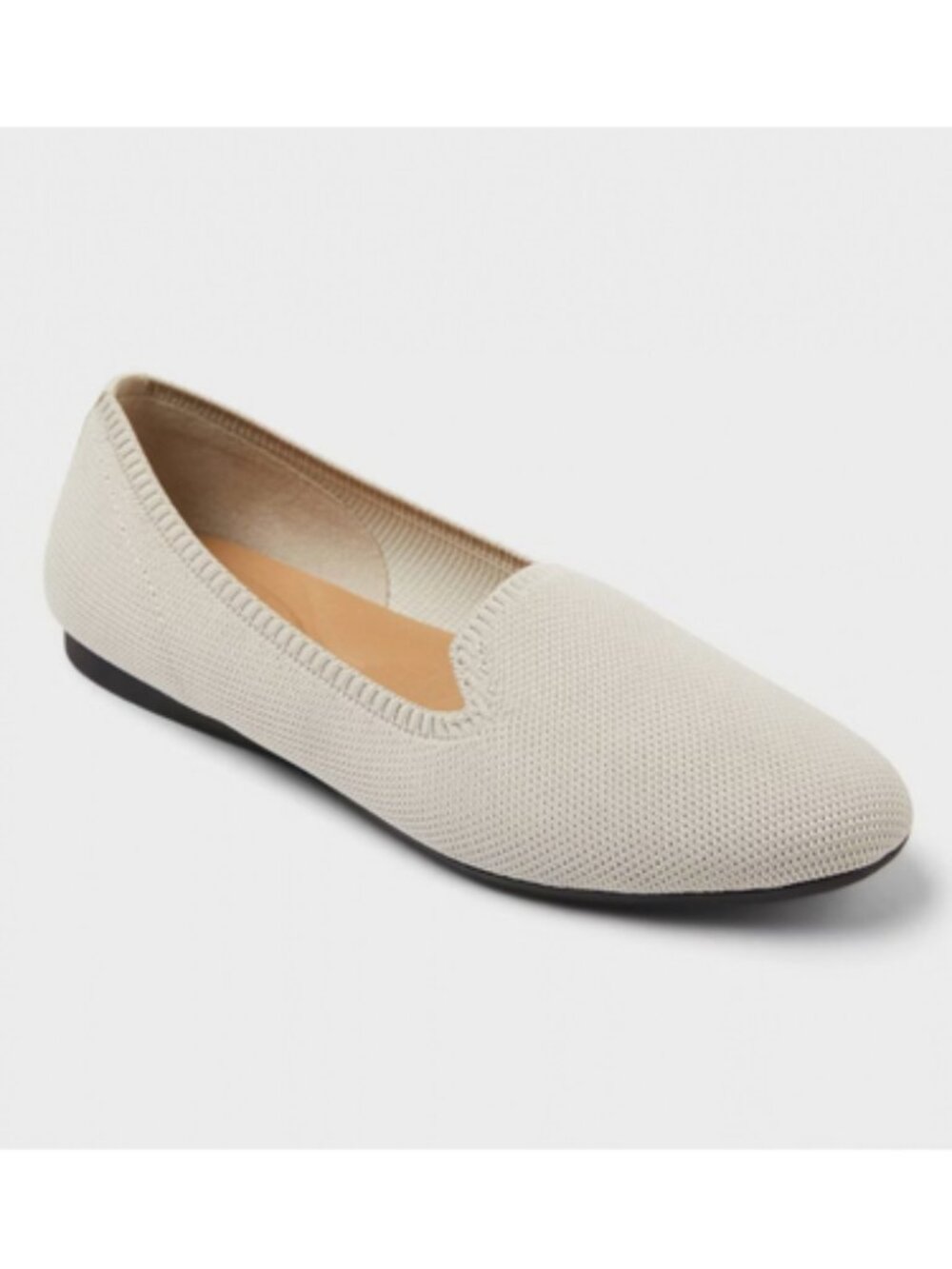 Women's Etta Knit Washable Loafers - A New Day™ Taupe 9.5